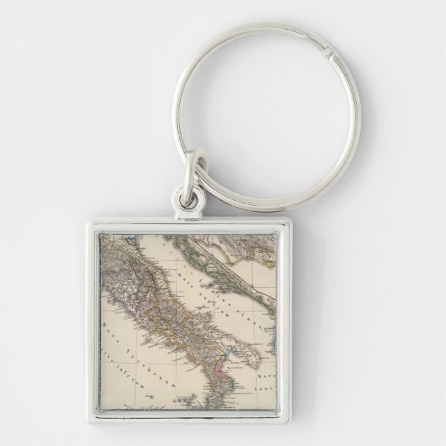 Italia, Gallia cisalpina, Sicilia, Sardinia Key Ring (Front)