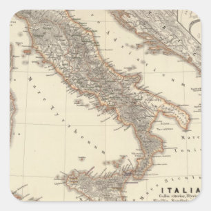Italia, Gallia citerior, Illyricum, Sicilia Square Sticker