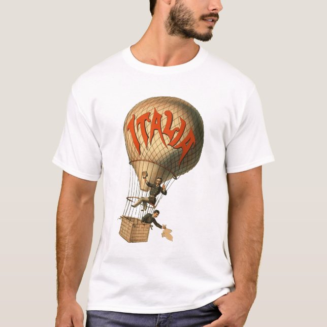 Italia Hot Air Balloon T-Shirt (Front)