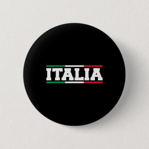 Italia Italian Flag Map Shield Dge Italy Sports So 6 Cm Round Badge