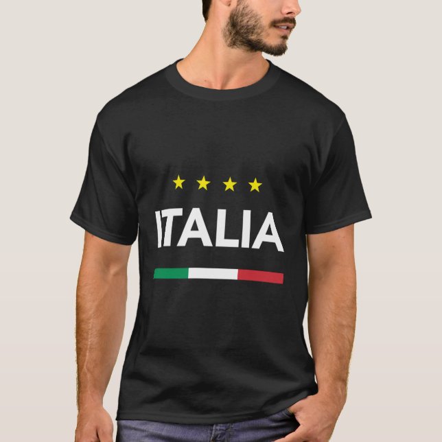 Italia Italian Flag T-Shirt (Front)