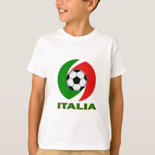 Italia Italy Flag Ball Design T-Shirt