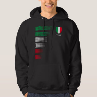 Italia Italy Flag Emblem - Italian Pride Ancestry Hoodie