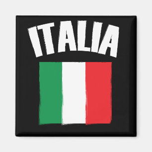 Italia Italy Flag Soccer Fan Magnet
