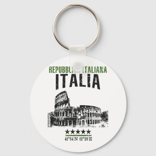 Italia Key Ring (Front)