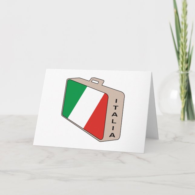 Italia Luggage Holiday Card (Front)