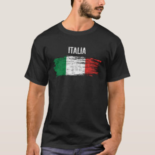 Italia pride vintage distressed italian flag T-Shirt