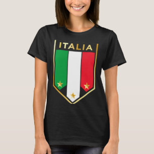 Italia Print Proud Italian Italian Soccer Jers T S T-Shirt