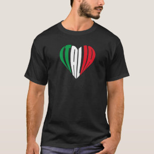 Italia Proud Italian Italian Heart I Love Italia T-Shirt