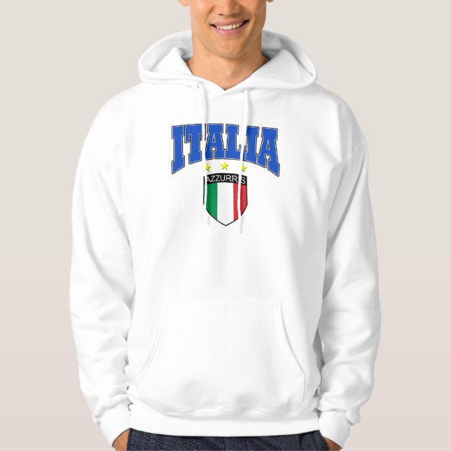 Italia soccer design hoodie (Front)