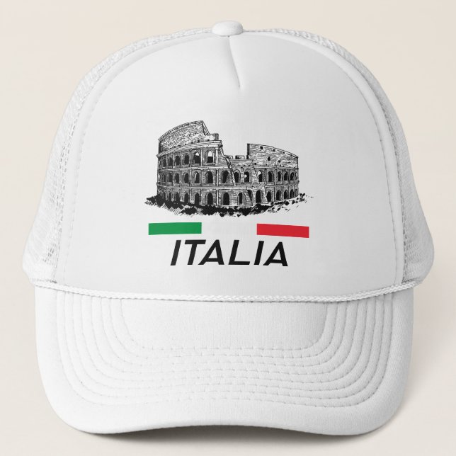 Italia Trucker Hat (Front)
