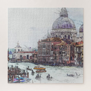 Italia, Venice Canal Jigsaw Puzzle