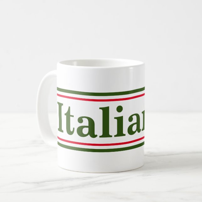 Italian AF Funny Coffee Mug (Front Left)