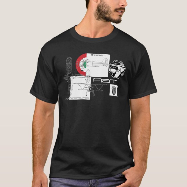 Italian Air Force Mussolini T-Shirt (Front)