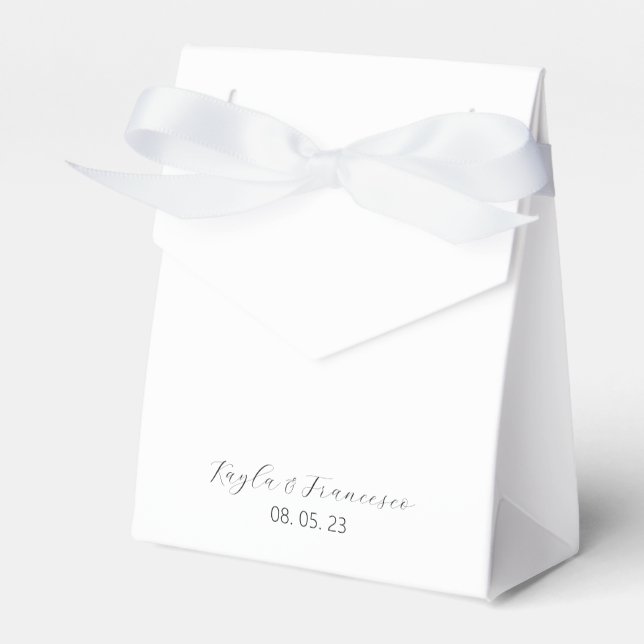 Italian Almond Wedding Tradition Favour Tag Box (Front Side)