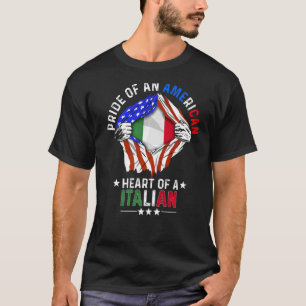 Italian American America Pride Foreign Country Ita T-Shirt