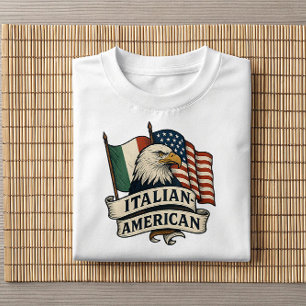 Italian American Eagle Shirt Patriotic Heritage