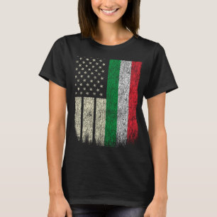 Italian American  Italian Roots Pride Flag 4th Of  T-Shirt