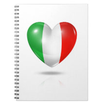 Italian Amore Heart - Notebook