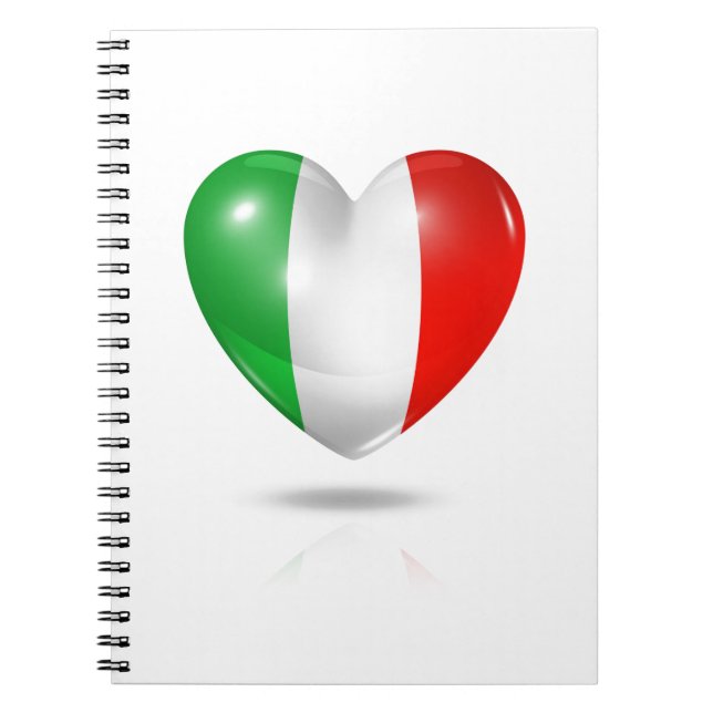 Italian Amore Heart - Notebook (Front)