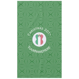 Italian Angel Christmas Flag Personalised Tablecloth