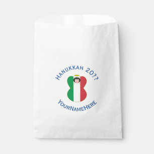 Italian Angel Flag for Hanukkah Favour Bag
