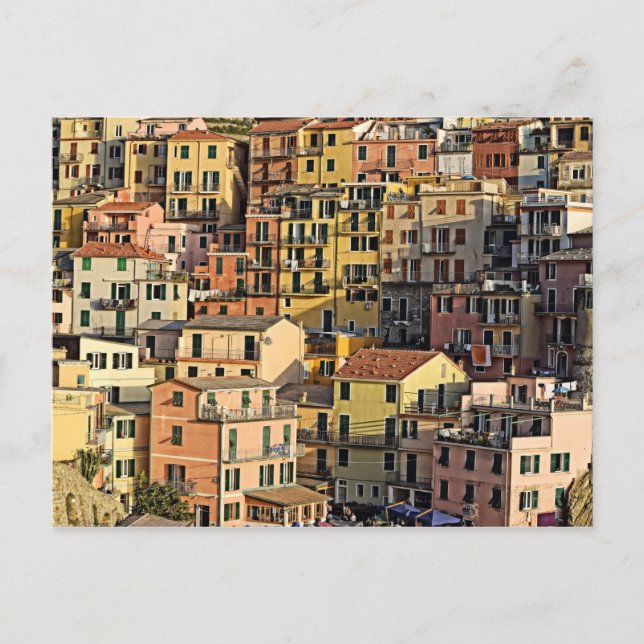 Italian Apartment Living - Manarola Postcard (Front)