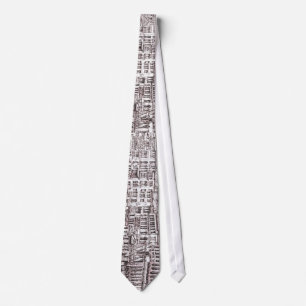 Italian architecture drawings tie