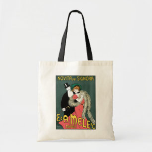 Italian Art Nouveau Fashion Ad Tote Bag