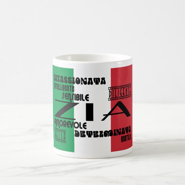 Italian Aunts : Qualities Coffee Mug (Center)