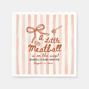Italian Baby Shower Theme Napkin