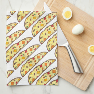 Italian Bakery Holiday Fruit Biscotti Christmas Tea Towel