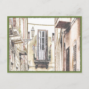 Italian Balcony Postcard