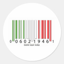 Italian Barcode Flag