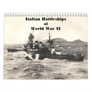 Italian Battleships of World War II Calendar