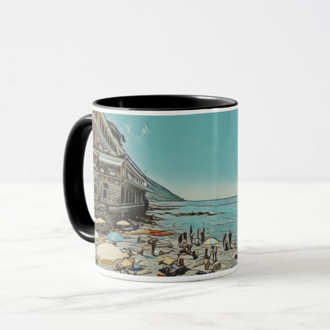 Italian beach style 1 mug (Front Left)