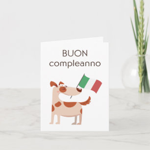 Italian Birthday Card – Buon compleanno
