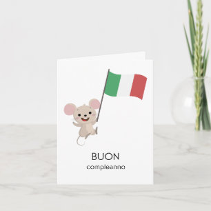 Italian Birthday Card – Buon compleanno