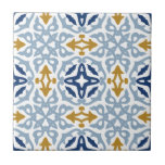 Italian Blue Decorative Vintage Ceramic Tile<br><div class="desc">Can be fully customised to suit your needs.
© Gorjo Designs. Made for you via the Zazzle platform. 

// Need help customising your design? Got other ideas? Feel free to contact me (Zoe) directly.</div>