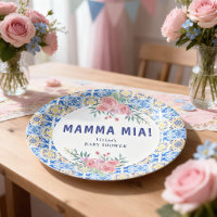 Italian Blue Tile Mamma Mia