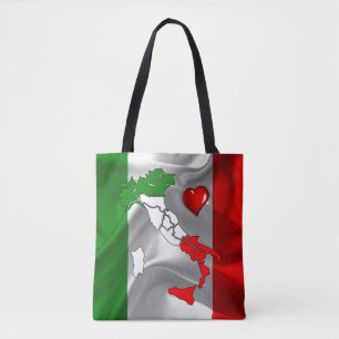 Italian boot tote bag