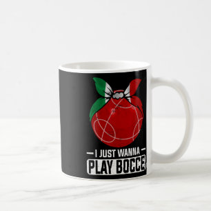 Italian Bowling Game Italy Bocci Player Bocce Byll Coffee Mug