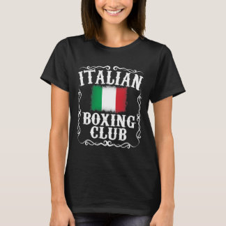 Italian Boxing Club T Shirt Vintage Boxer Italy Fl
