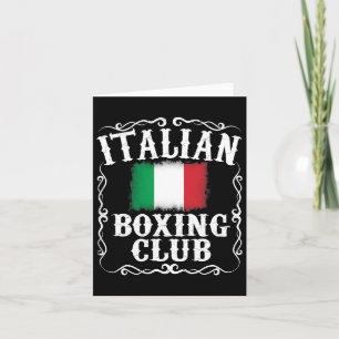 Italian Boxing Club T Shirt Vintage Boxer Italy Fl Card