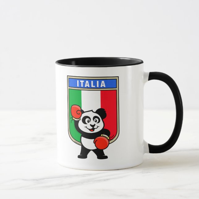 Italian Boxing Panda Mug (Right)