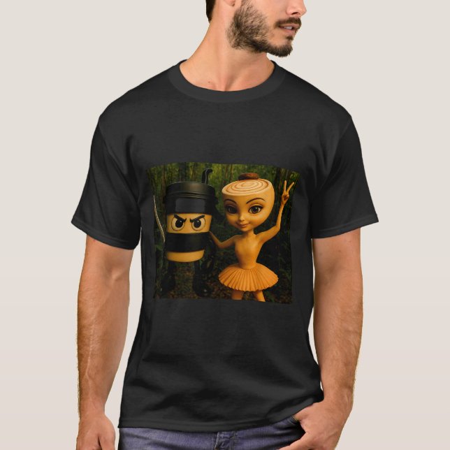 Italian Brainrot Ballerina Cappuccina Cappuccino I T-Shirt (Front)