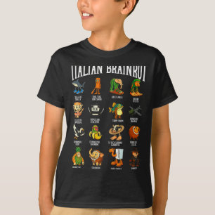 Italian Brainrot Ballerina Ino Character Meme Mix T-Shirt