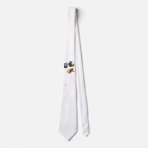 Italian Brainrot Chaos Pizza Meme Surreal Tie