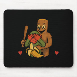 Italian Brainrot Chimpanzini Bananini Tung Sahur K Mouse Pad