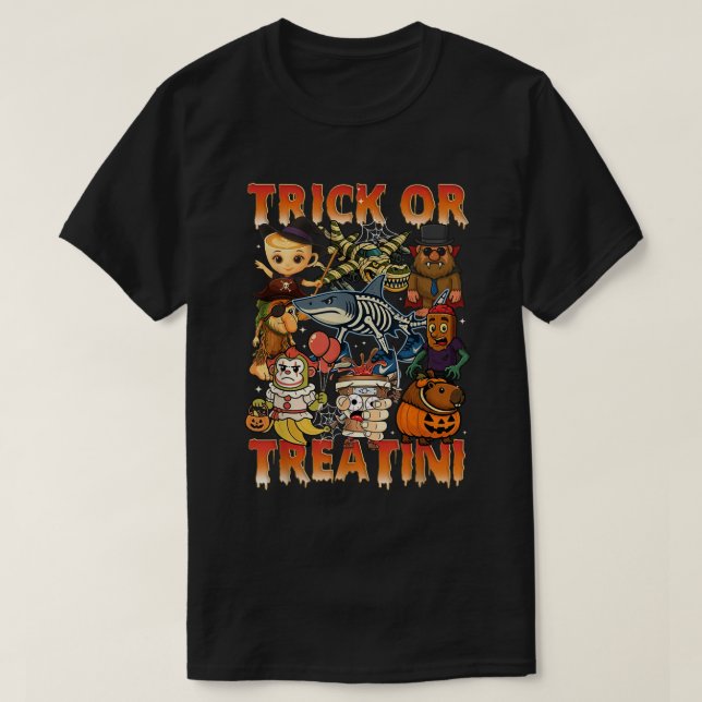Italian Brainrot Halloween Costume Design T-Shirt (Design Front)